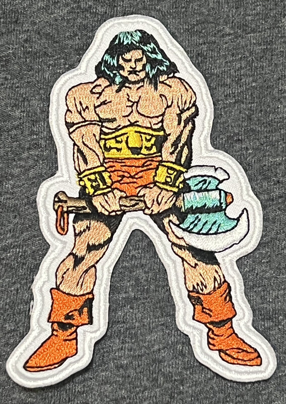 CONAN the BARBARIAN embroidered figure Patch action destroyer Warrior He-Man