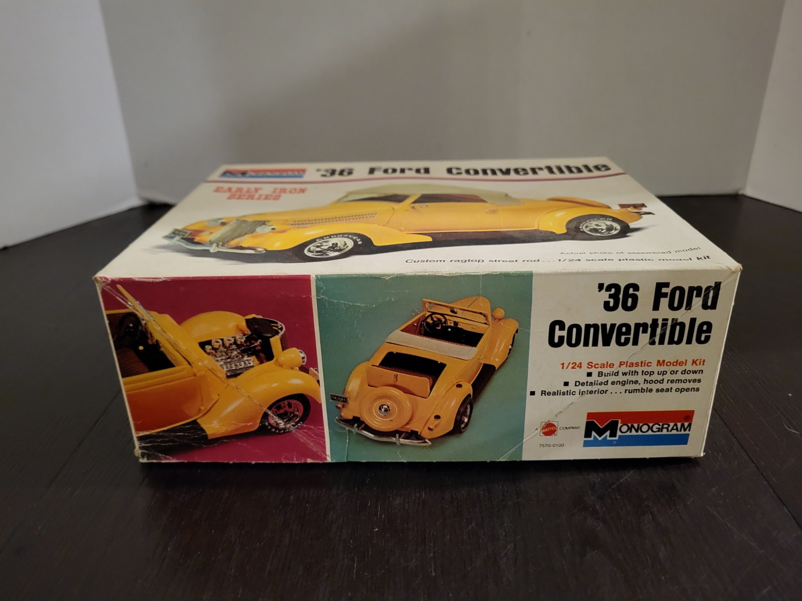 36 Ford Convertible 1/24 MONOGRAM Model Kit FULL Built 7570