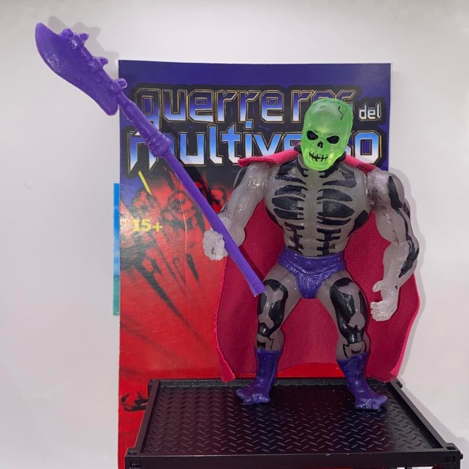 RARE Scareglow Motu Art Toy Custom Mexican Designer Figure Guerreros Multiverso