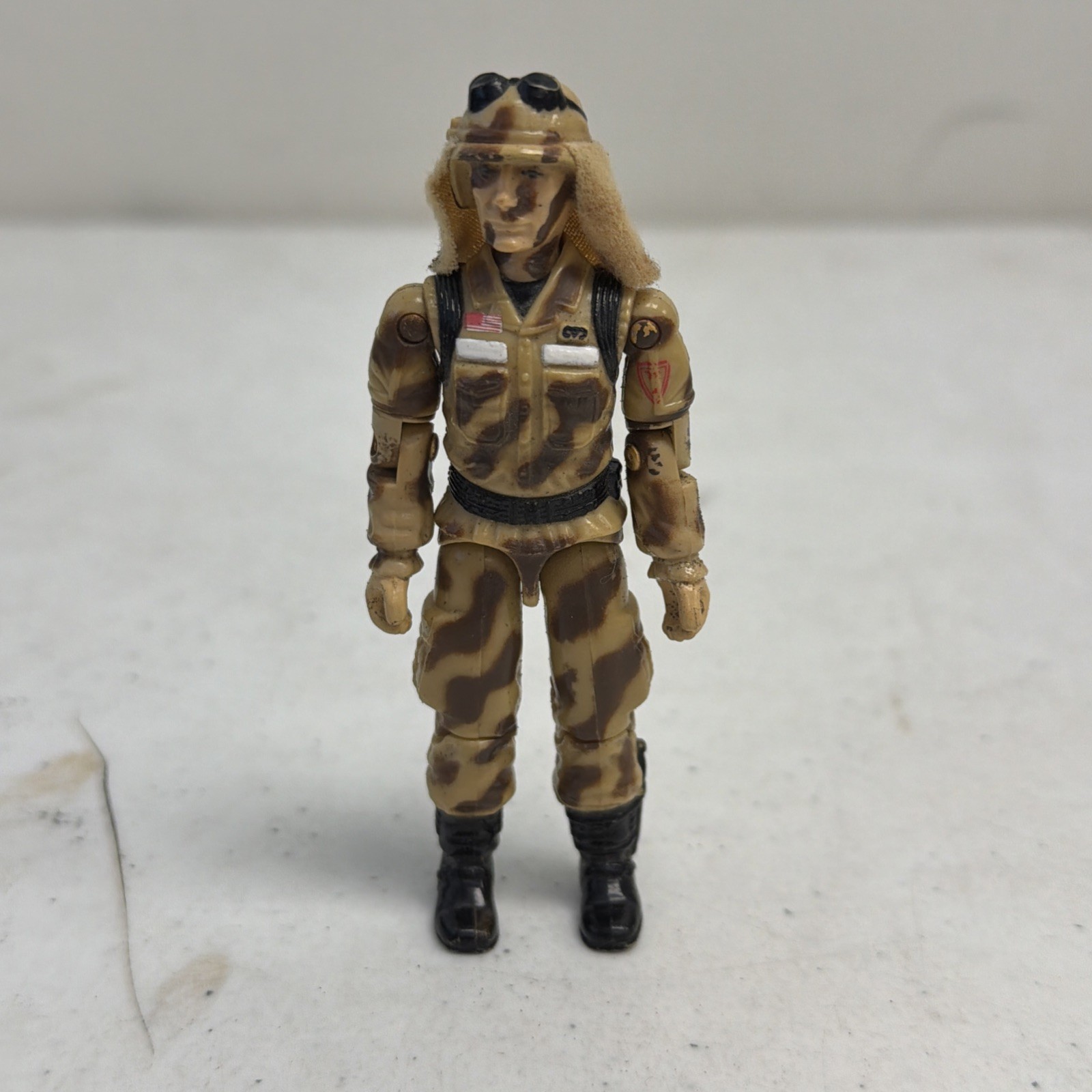 1985 G I JOE HERO DUSTY DESERT TROOPER HASBRO