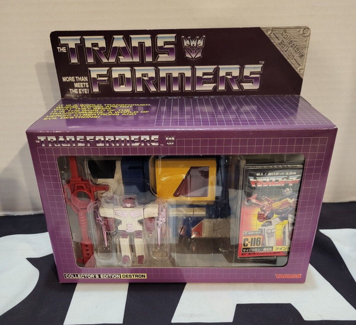 Collector&rsquo;s Edition Destron C-116 G1 Reissue TRANSFORMERS Takara NEW USA Seller