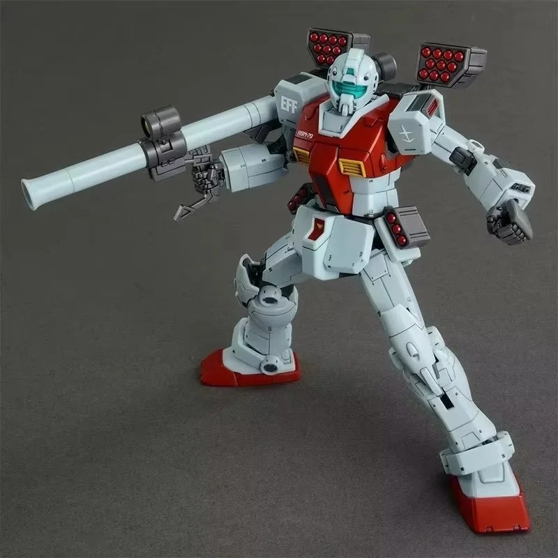 RGM-79 GM Captain Moroccan Front With Shoulder Cannon Equipment HG 1/144 Mech As