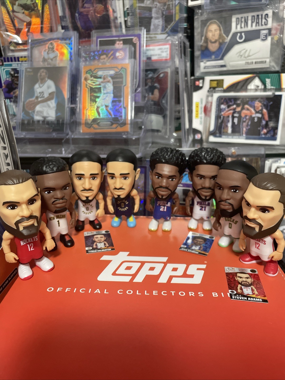 NBA Zuru Ballers Lot Of 8 Figures Embiid, Halliburton, Lillard, Etc. (READ)