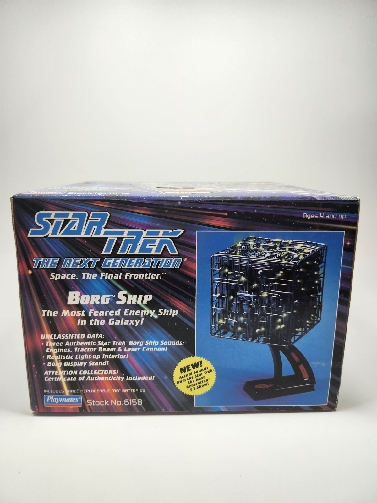Star Trek The Next Generation BORG SHIP Cube 1994 Playmates Vintage Sealed NEW