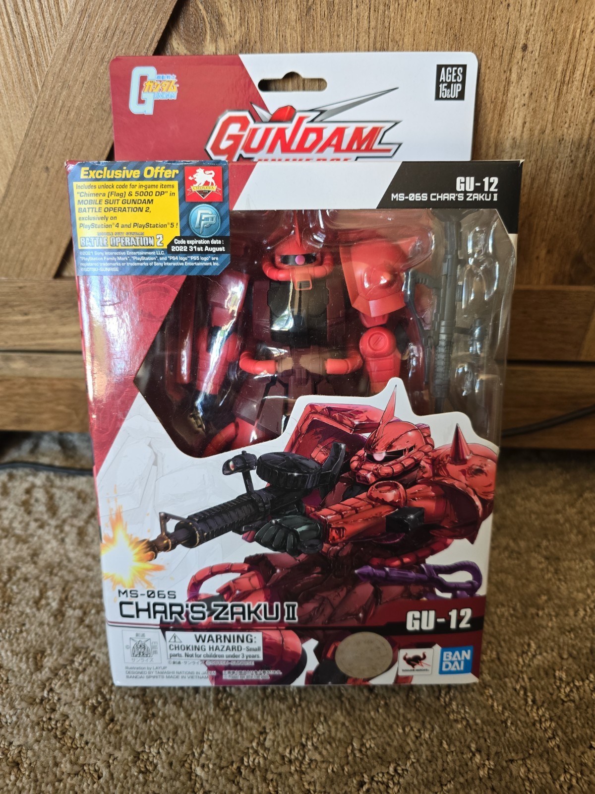 Gundam Universe 1:12 MS-06S CHAR&rsquo;S ZAKU II (Gu-12) Bandai