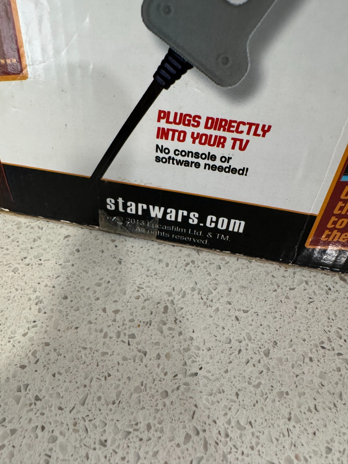 Star Wars Clone Trooper Plug & Play Video Game Jakks Pacific 2013 New Other