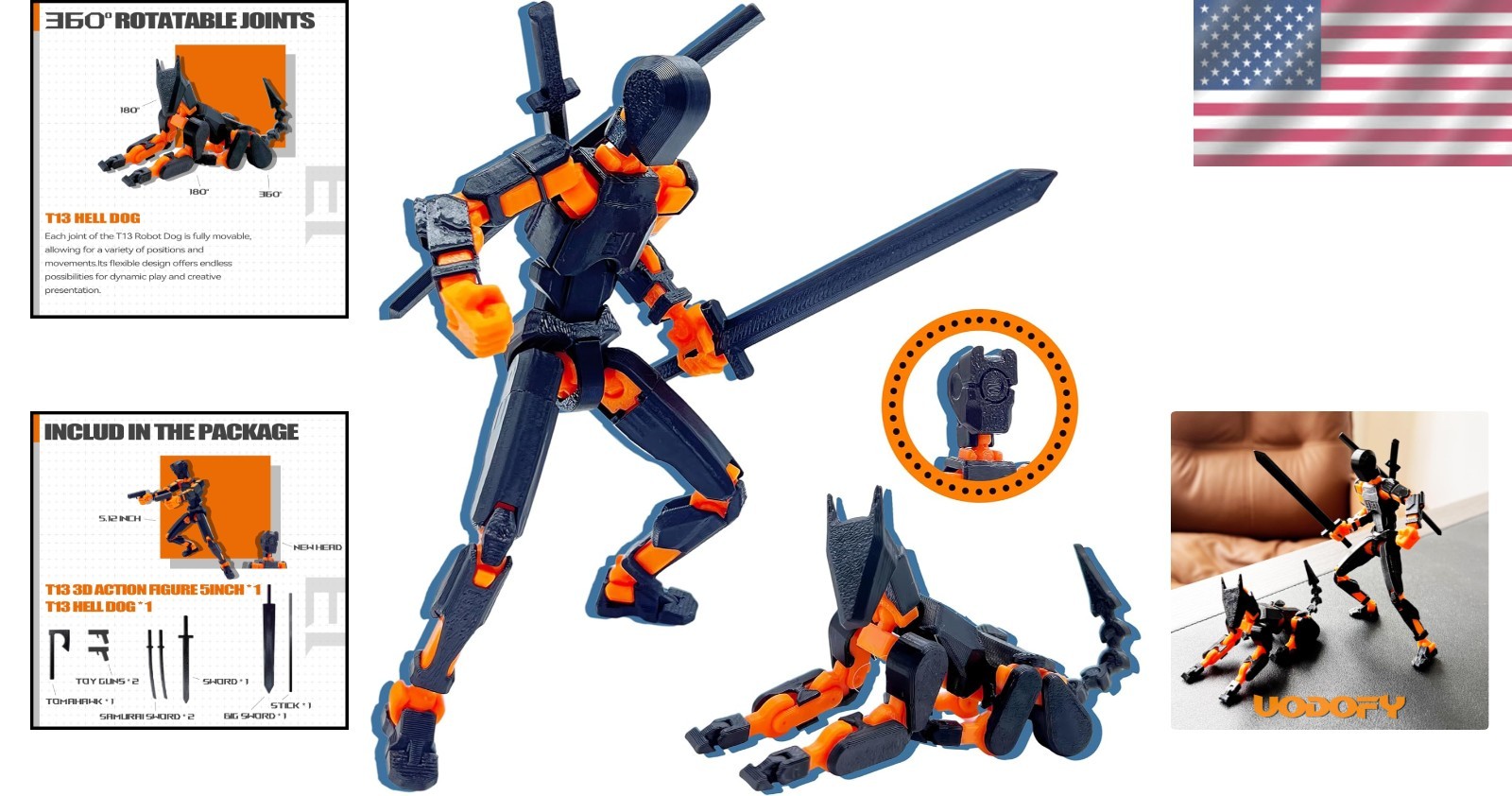Dynamic Poseable T13 Action Figure – Perfect for Imagination and Collection