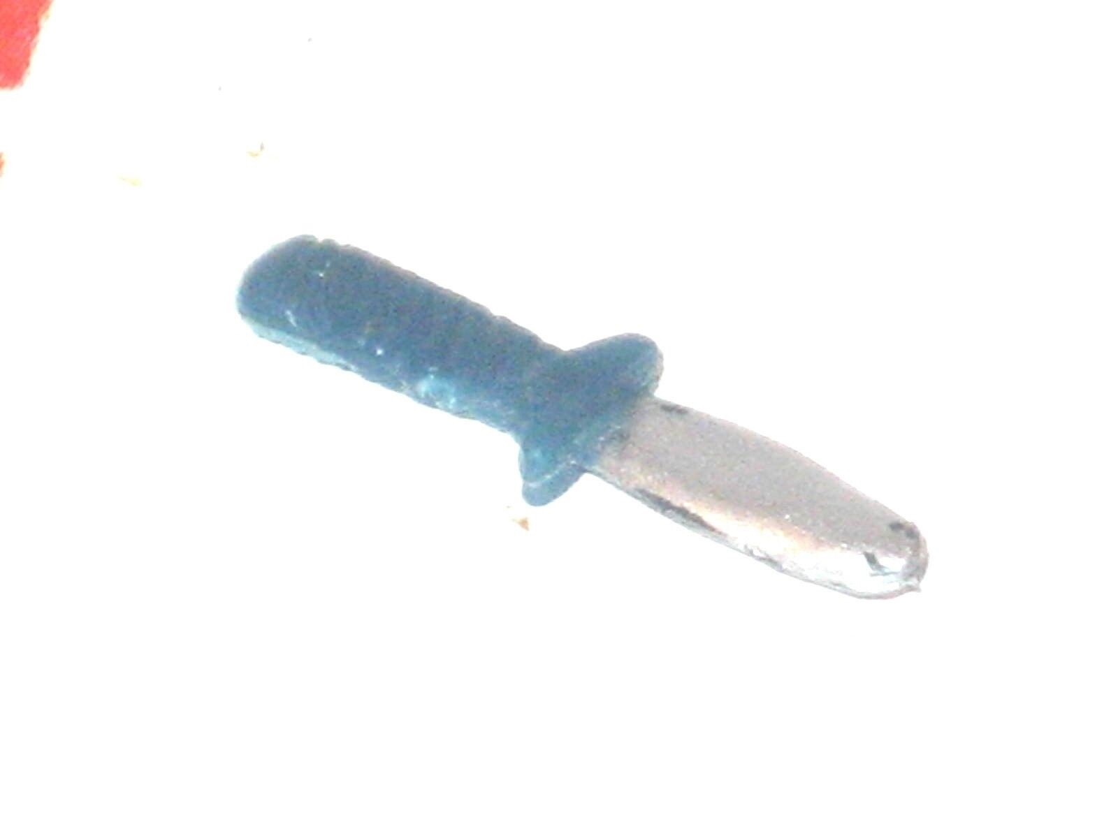 GI Joe Weapon Knife Dagger Blue Original Figure Accessory #0622