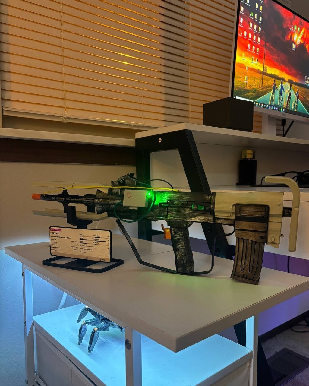 ARC Raiders Tempest LED Prop Replica – 3D Printed Sci-Fi Display Model – Gaming