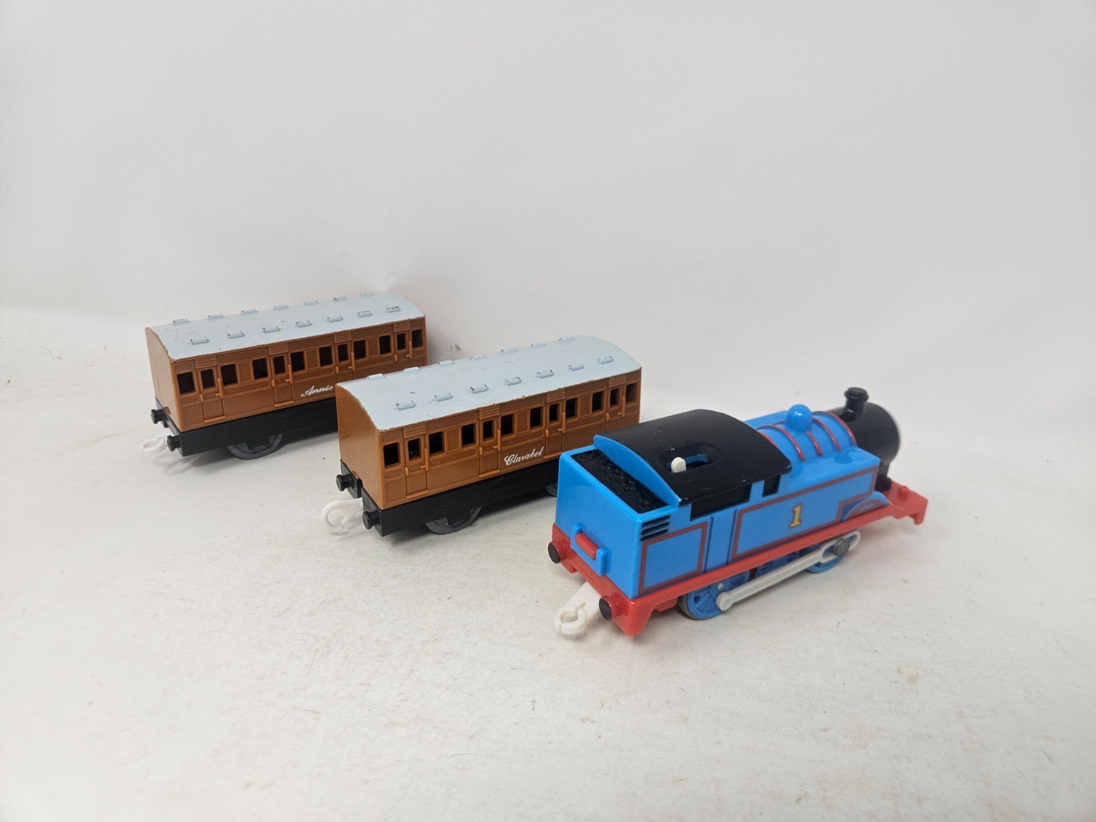 Thomas & Friends Trackmaster Thomas Annie Clarabel Mattel Tank Engine GUC
