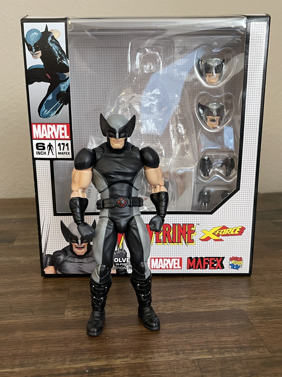 WOLVERINE X-FORCE Ver. Marvel X-Men Medicom Toy MAFEX No. 171 (Open Box)