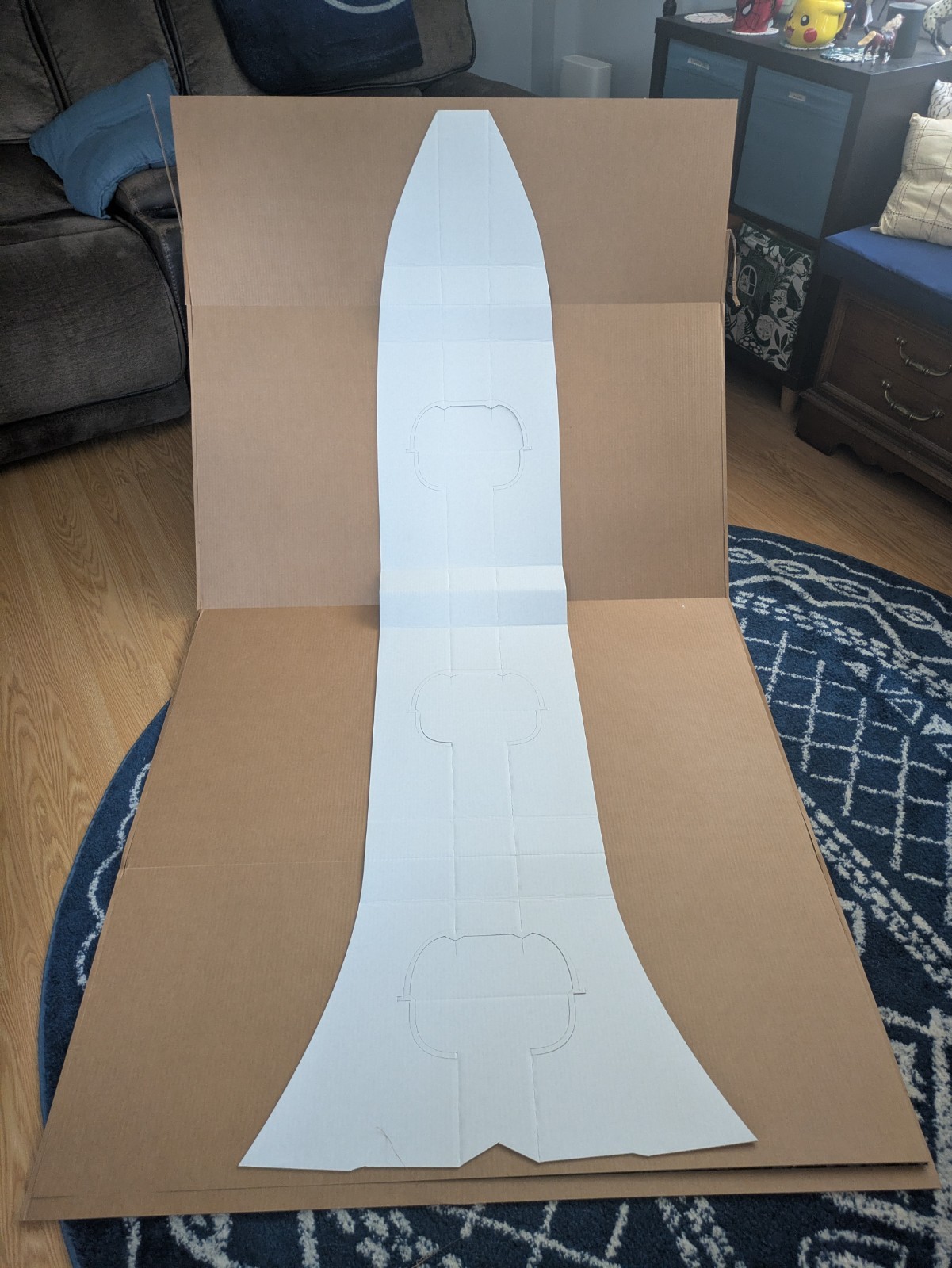 Star Wars Disney Cardboard Backdrop Stander – 3 Pack. 45&Prime; x 7&prime; NEW