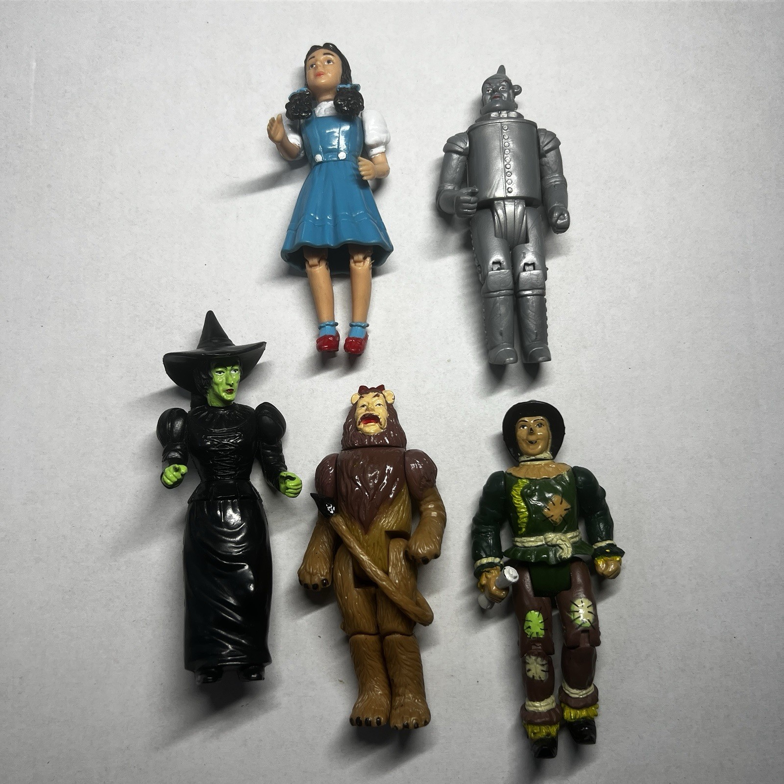 Vintage The Wizard of Oz MGM 1988 Action Figures Lot of 5 Multi Toys 3.75&Prime;