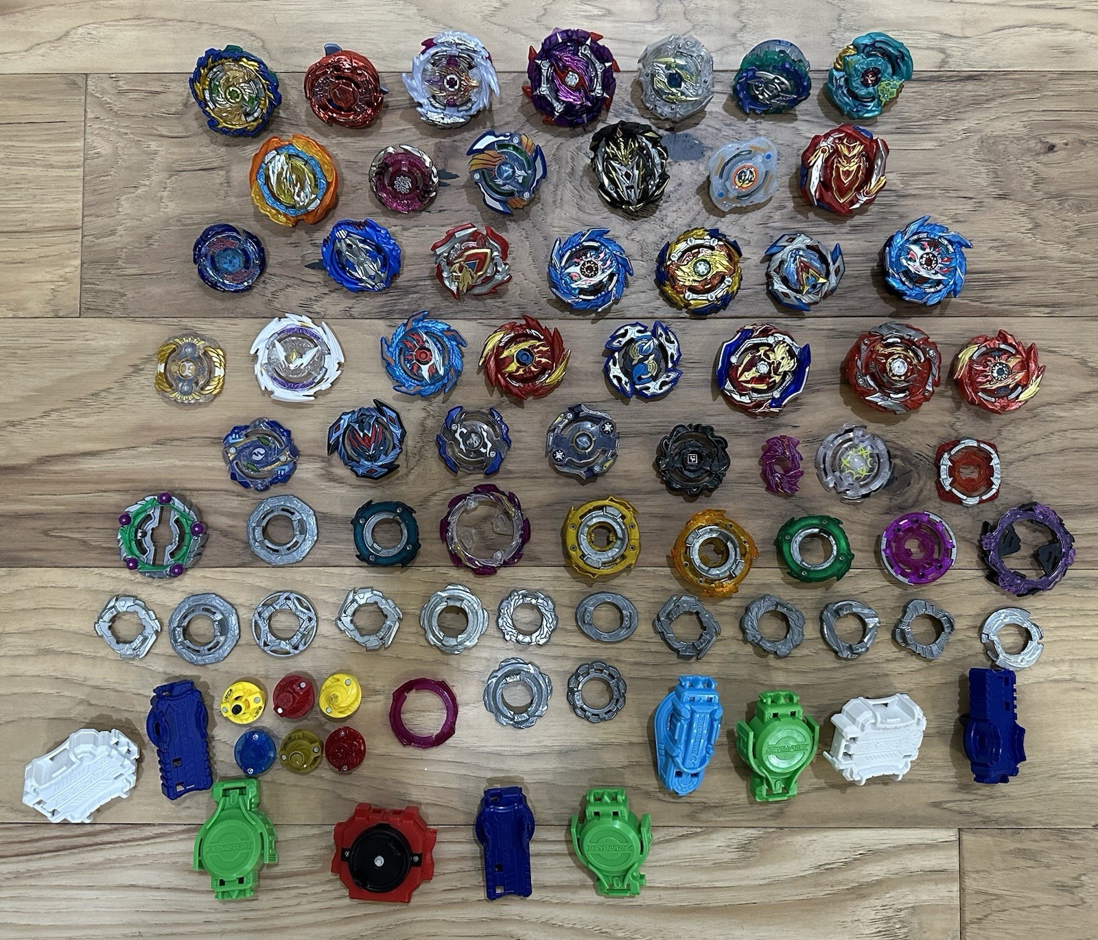 Beyblade Metal Fusion Burst Bakuten Large Lot Takara Spinners Metals Launchers