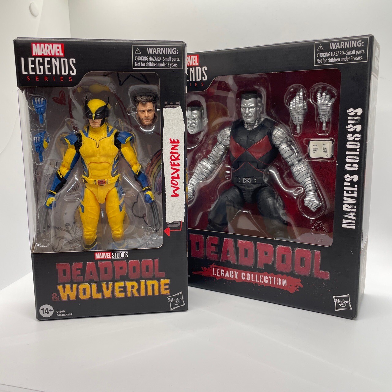 Hasbro Marvel Legends Series Wolverine Marvels Colossus Action Figures