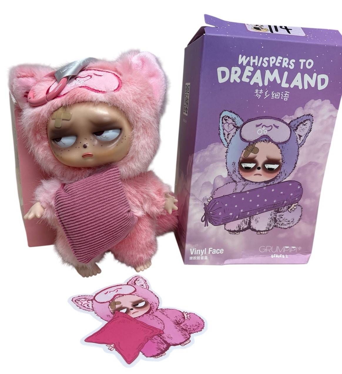 Grumpipi Series Sleepless Pink Toy