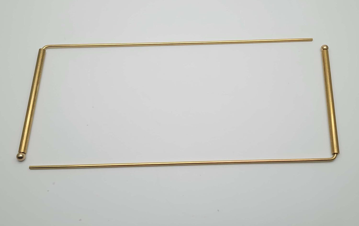 Brass Dowsing Rods – 2Pcs Divining with Bag – Witching Sticks, Spirit…