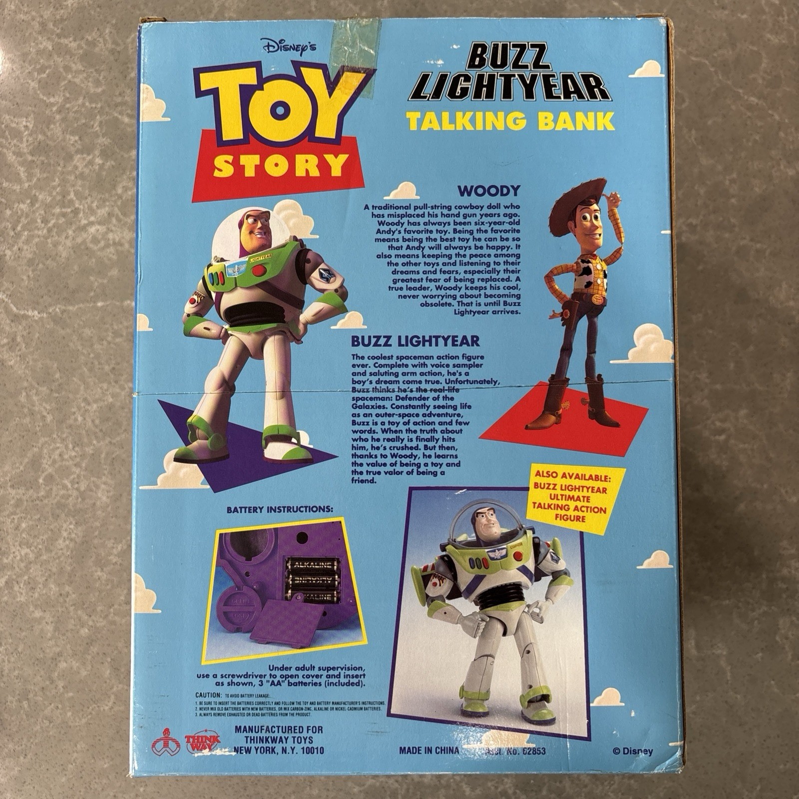 Disney Toy Story Buzz Lightyear Electronic Talking Bank #13346￼