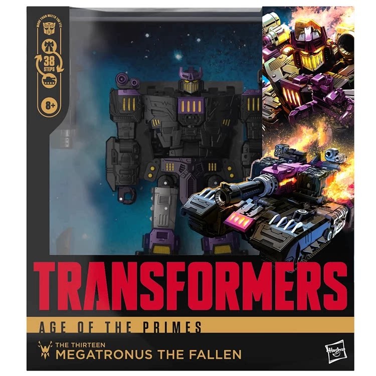 Transformers Megatronus The Fallen Age Of Primes Leader 8&Prime; Figure Hasbro Officia