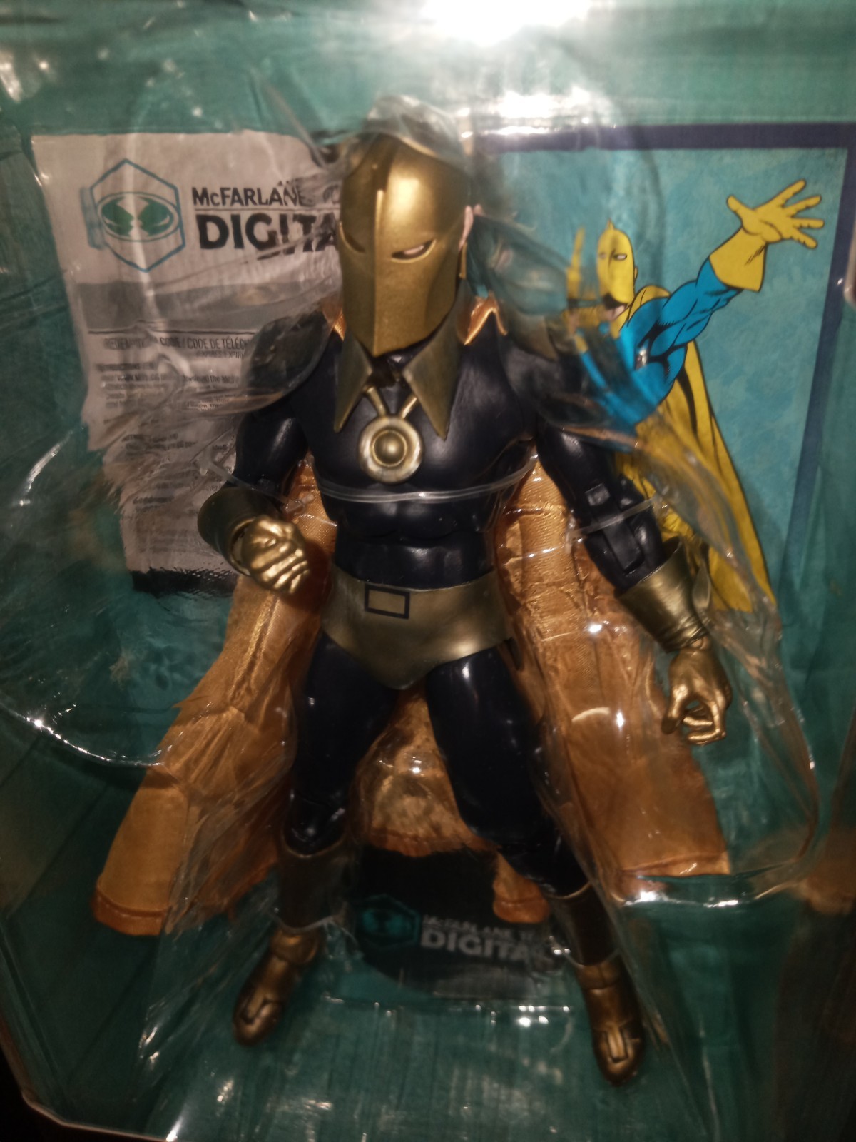 DC MCFARLANE PLATINUM SILVER AGE DOCTOR FATE BRONZE AGE RED TORNADO SET LOT