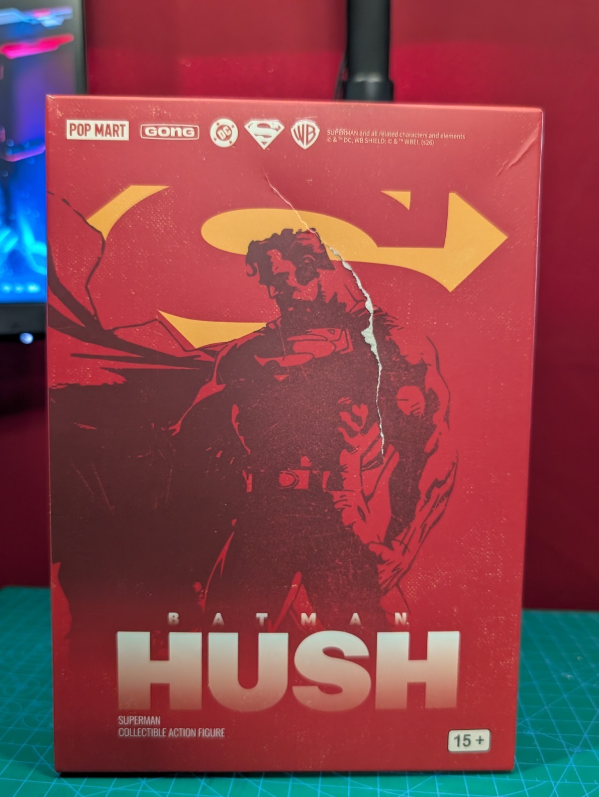 Pop Mart Gong Studio Batman Hush: Superman Figure Used