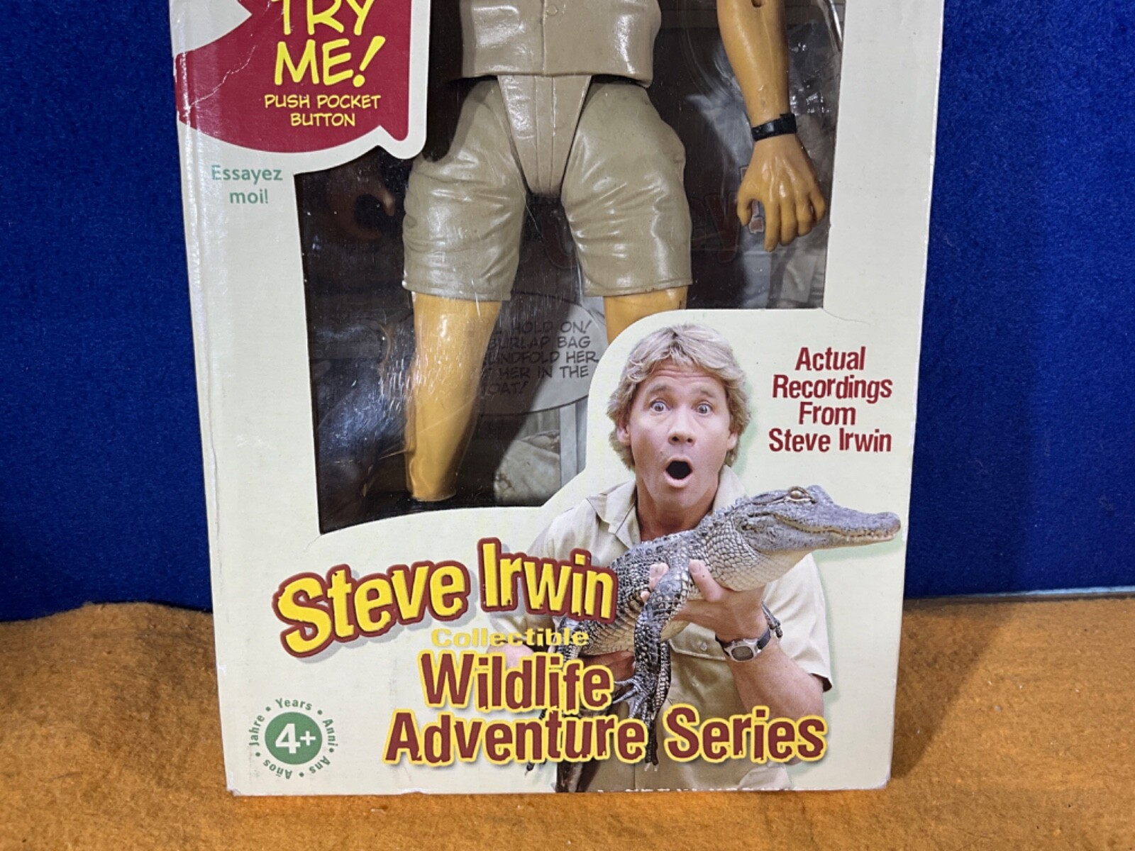 O11-11 STEVE IRWIN TALKING ACTION FIGURE – AUSTRALIA ZOO 2005 – CROCODILE HUNTER