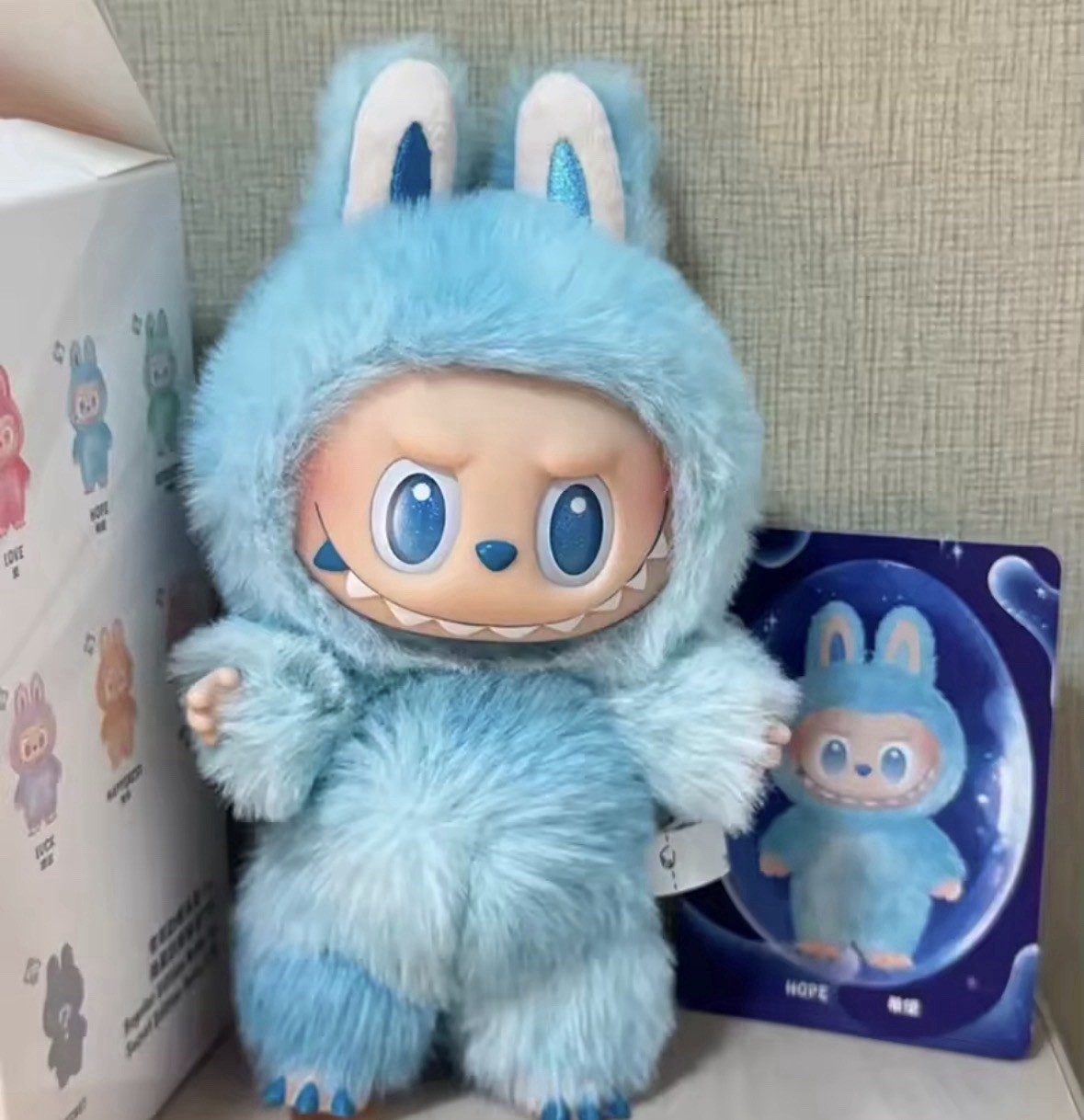 Authentic POP MART Labubu Big Into Energy Plush Keychain Box 1PC, Size 17cm