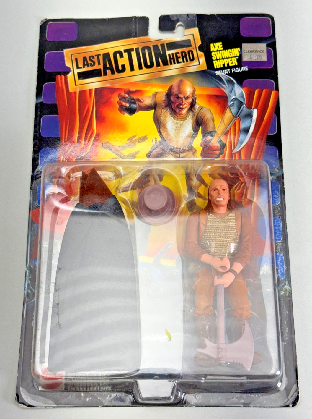 Mattel 1993 Last Action Hero Movie Axe Swinging Ripper Stunt Figure