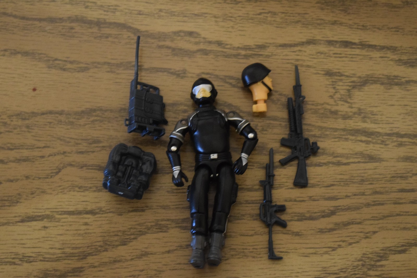 GI Joe Black Major Custom Space Force Extra Head 3.75”
