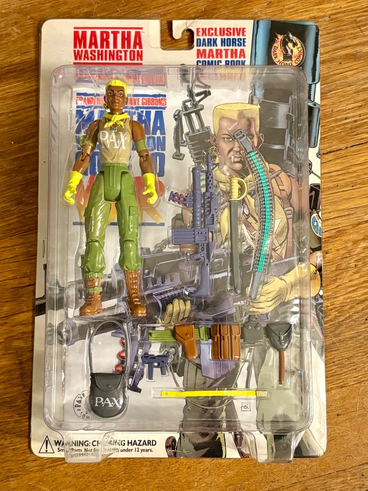 Dark Horse Comics Martha Washington 1998 6.5&Prime; Vintage Action Figure Frank Miller