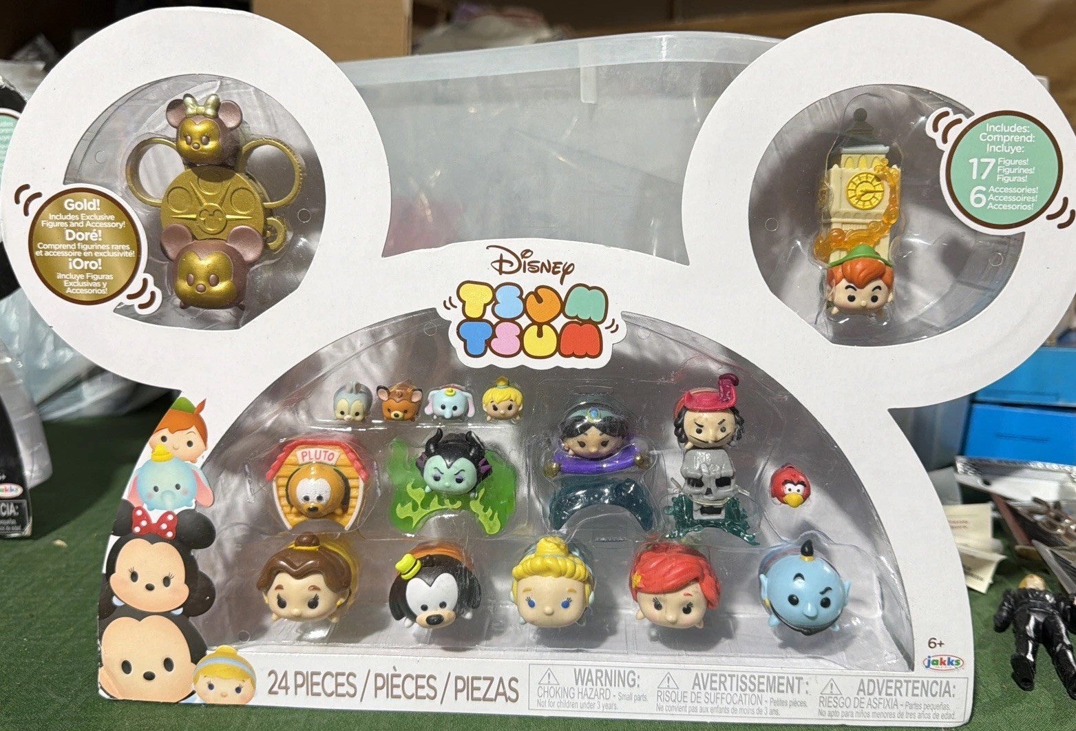 Disney Tsum Tsum Exclusive Figure Multipack Set, 24 Pieces With Gold Mickey