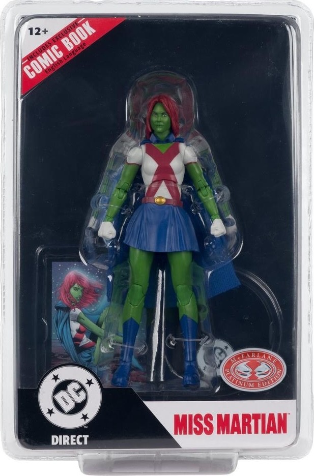 McFarlane Toys DC Direct Page Punchers Miss Martian RED PLATINUM MISB