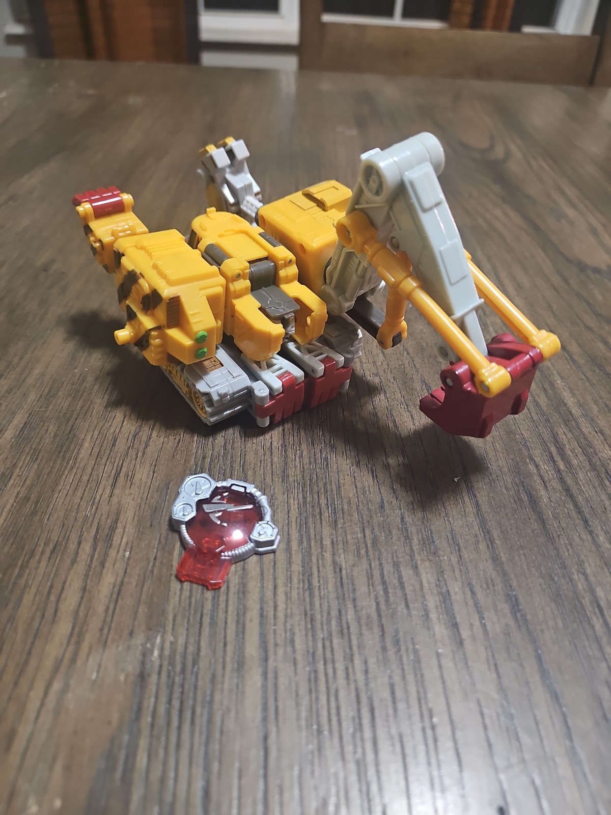 Transformers Cybertron Deluxe Class LONGRACK LONG RACK Excavator Complete