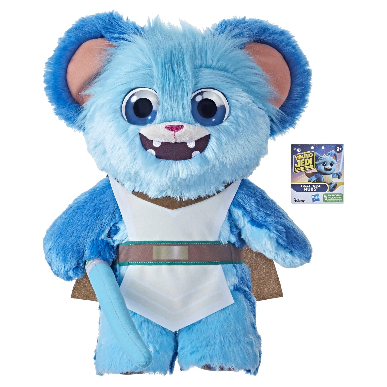 Star Wars Young Jedi Adventures 12.5&Prime; Fuzzy Force Nubs Plush Toy