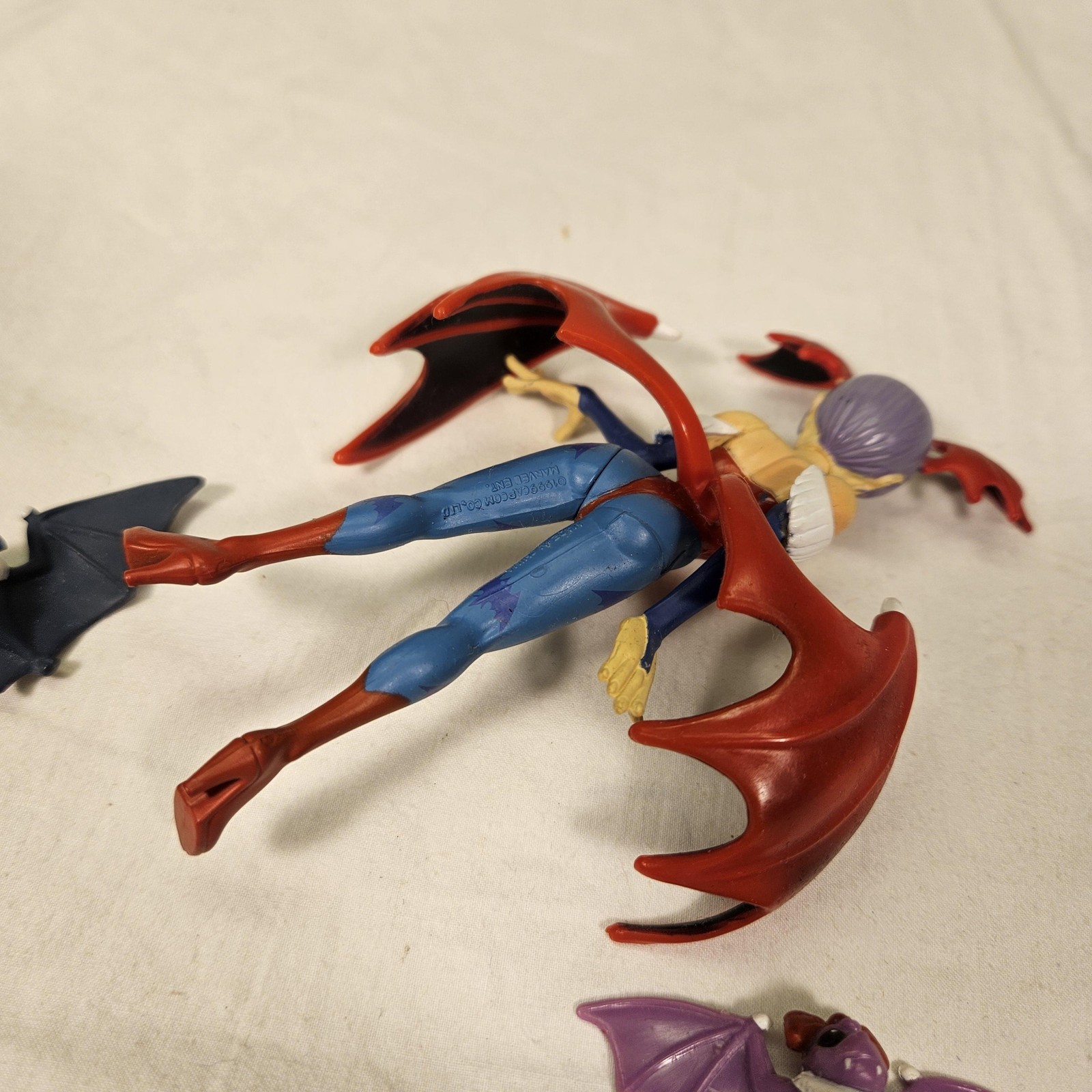 Darkstalkers Lilith Action Figure Capcom with Bat Accessories Wings Anime Toy