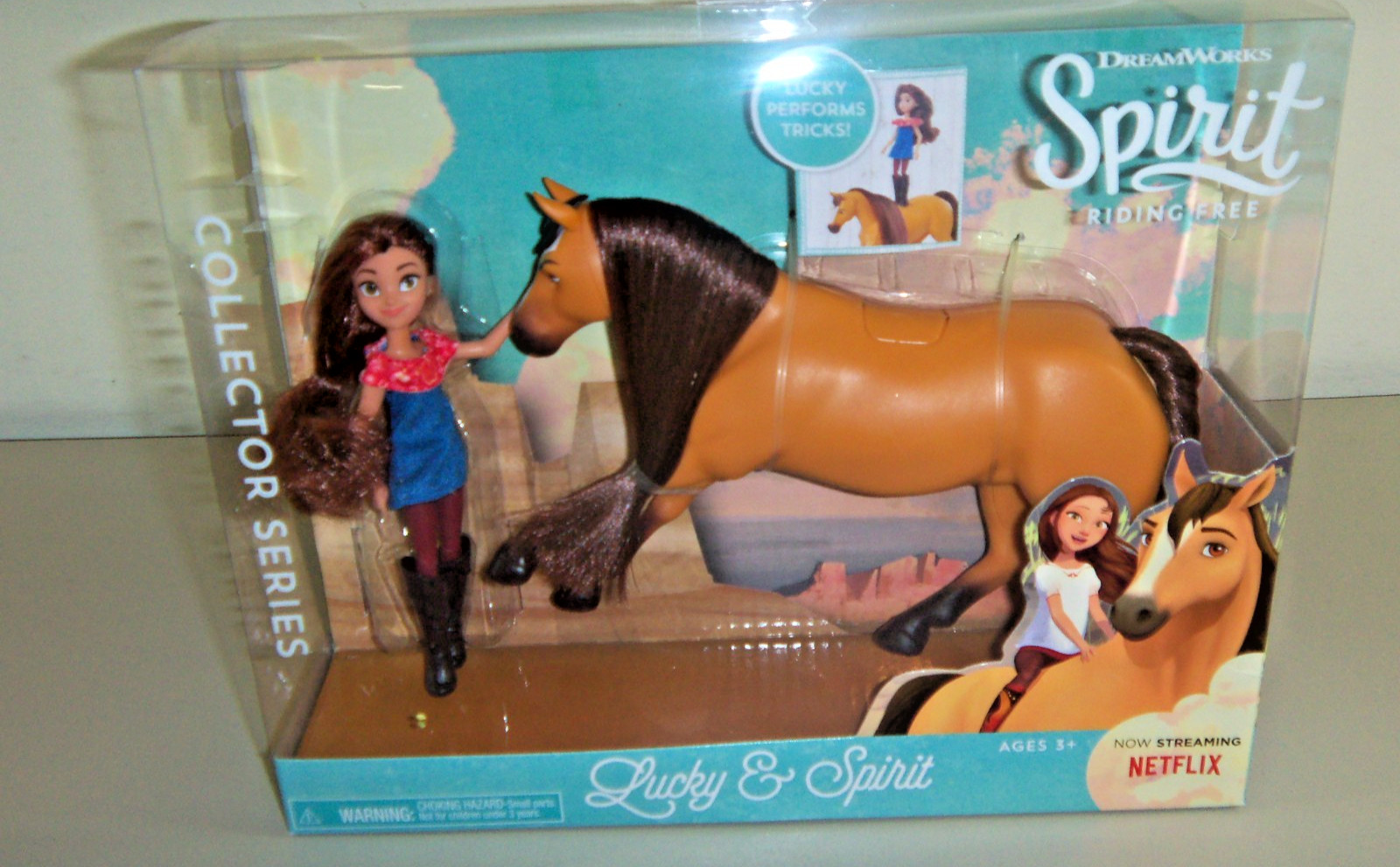 NIB DREAMWORKS SPIRIT RIDING FREE LUCKY & SPIRIT DOLL SET