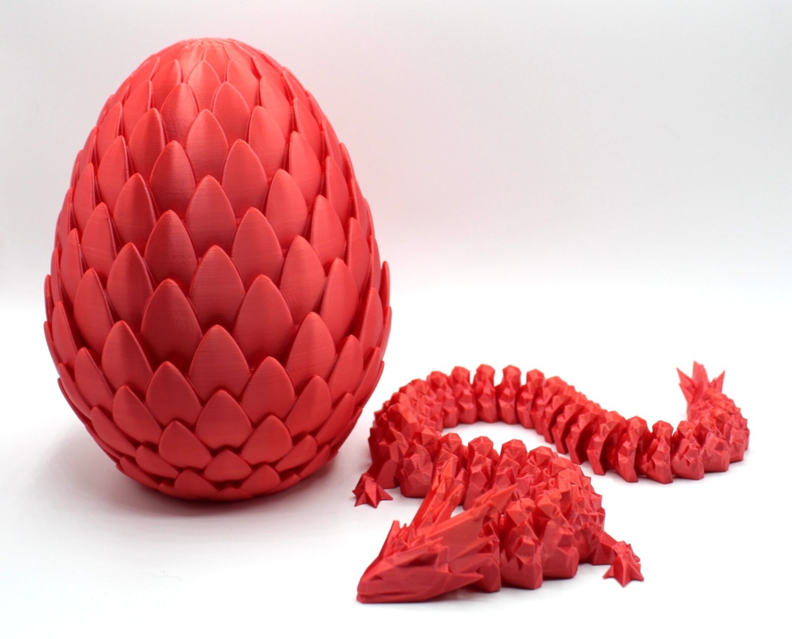 3D Printed PLA Dragon and Egg Combo, Great House Decor/Kids Toy