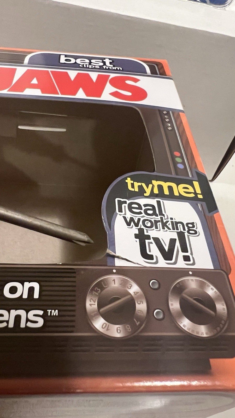 Tiny TV Classics Best Clips Scenes from Jaws WALMART EXCLUSIVE READ