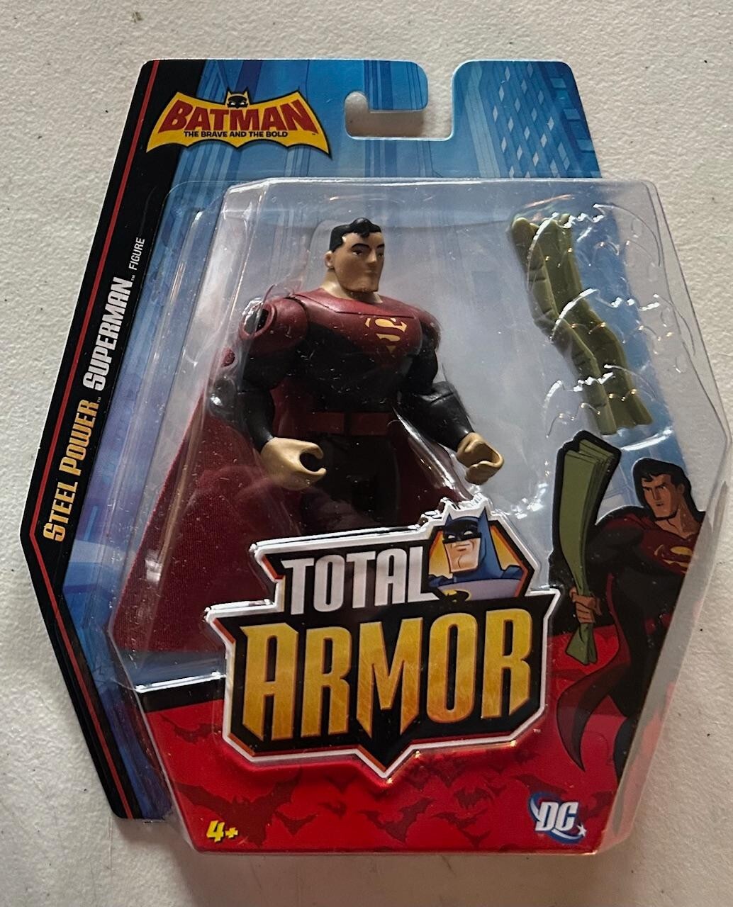 BATMAN The Brave and the Bold Total Armor STEEL POWER SUPERMAN~NIP~FREE S&H