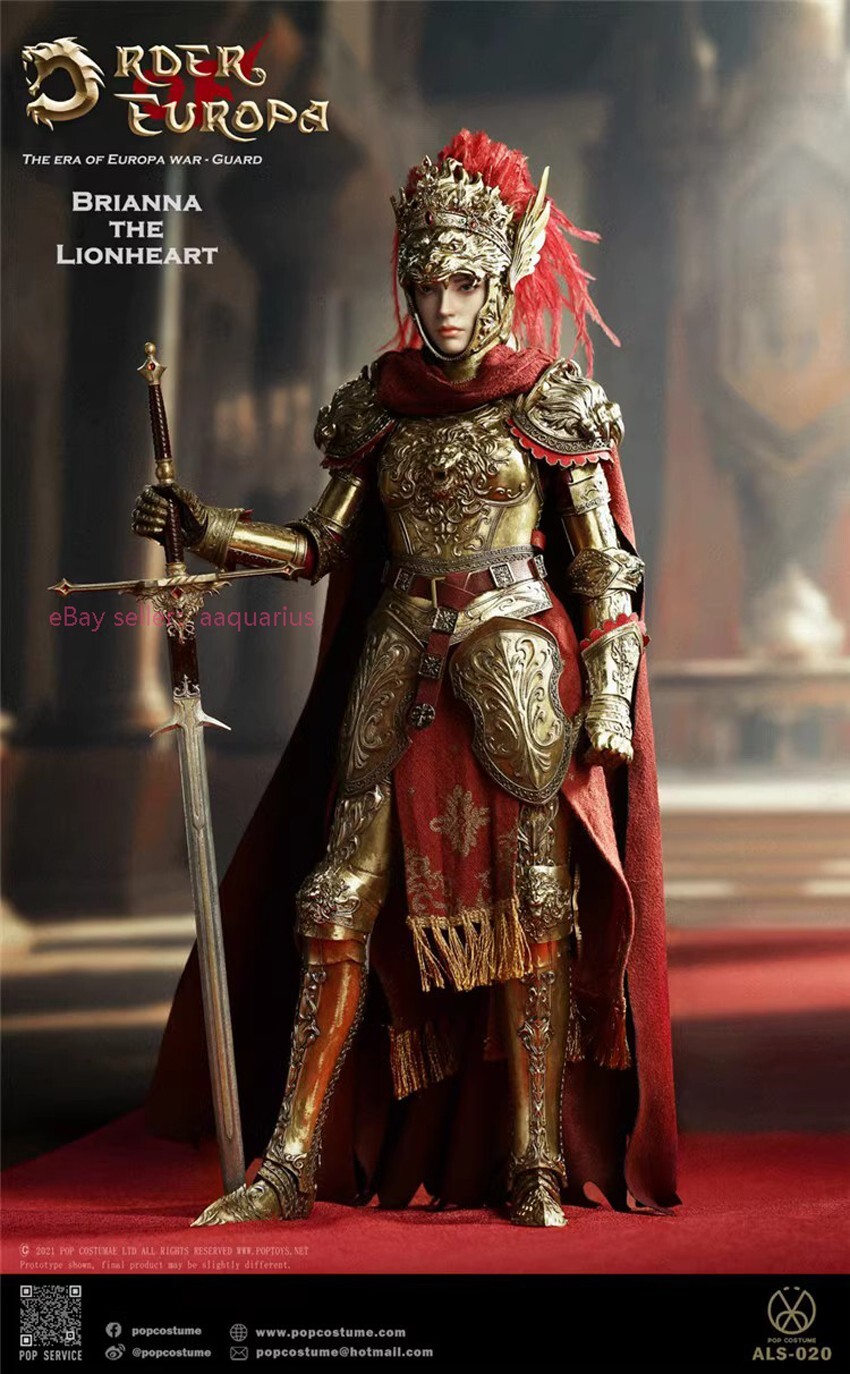 POP COSTUME 1/6 THE ERA OF EUROPA WAR ALS-020&ALS-021 The Lionheart Brianna