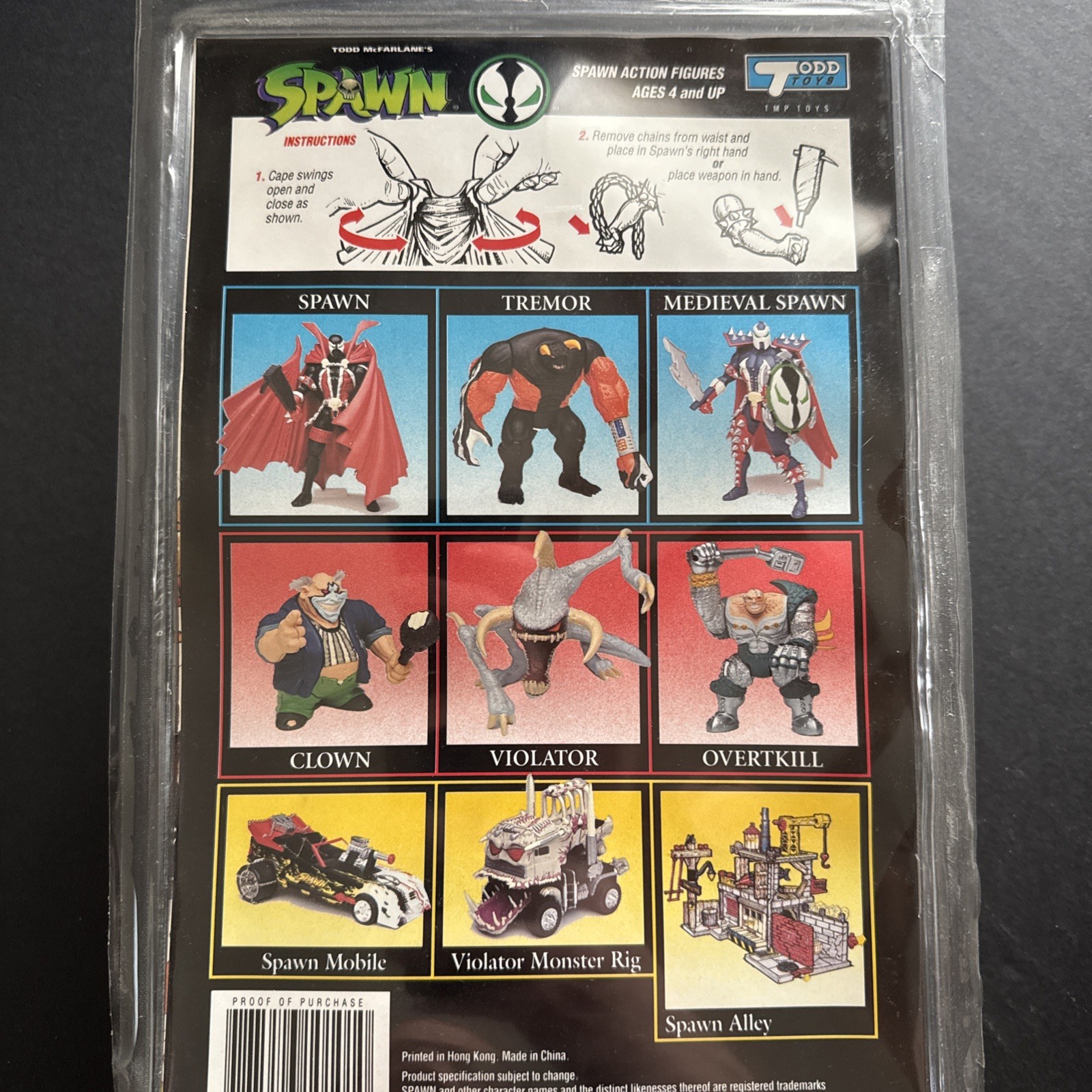 VINTAGE SPAWN Hamburger Head Variant And Special Gold Edition 1994 / 95 w Comics