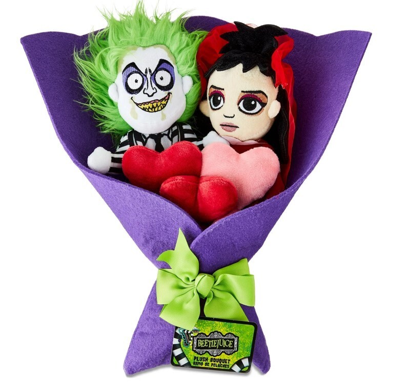 BEETLEJUICE & LYDIA Valentine&rsquo;s Day Collectible 13&Prime; Plush Bouquet by Ruz