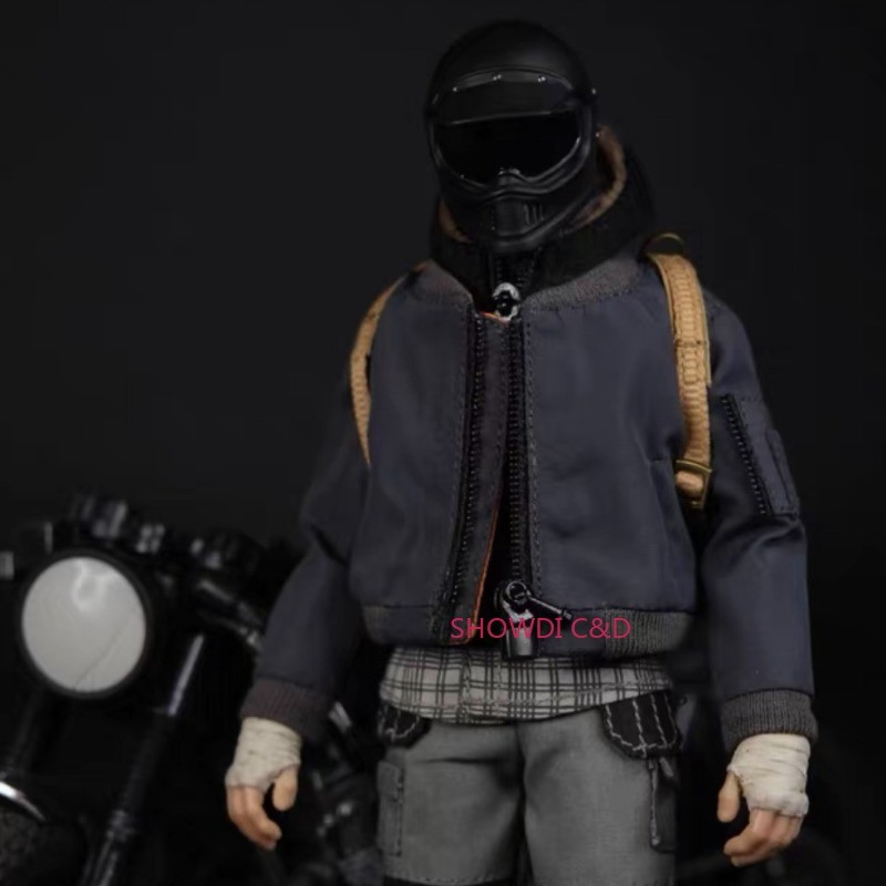 1/12 Scale Flight Jacket Coat Model For 6&Prime; Male Action Figure Body (No Figure)