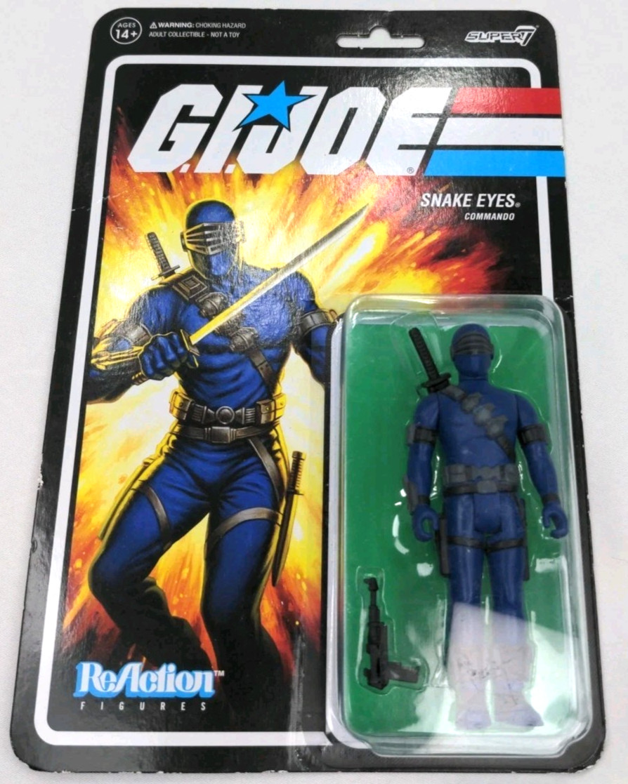 New In Box Snake Eyes Combat Gladiator 2022 3.75&Prime; GI JOE COBRA Combat Gladiator