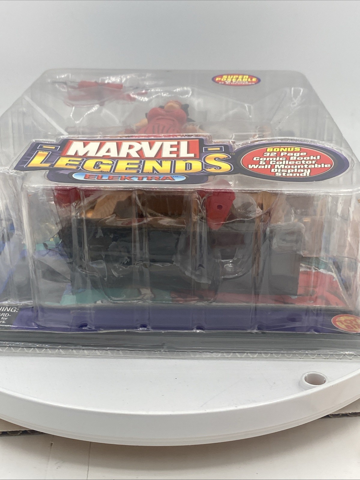 Marvel Legends ELEKTRA Action Figure & Comic Book Series 4 ToyBiz 2003 New Vtg