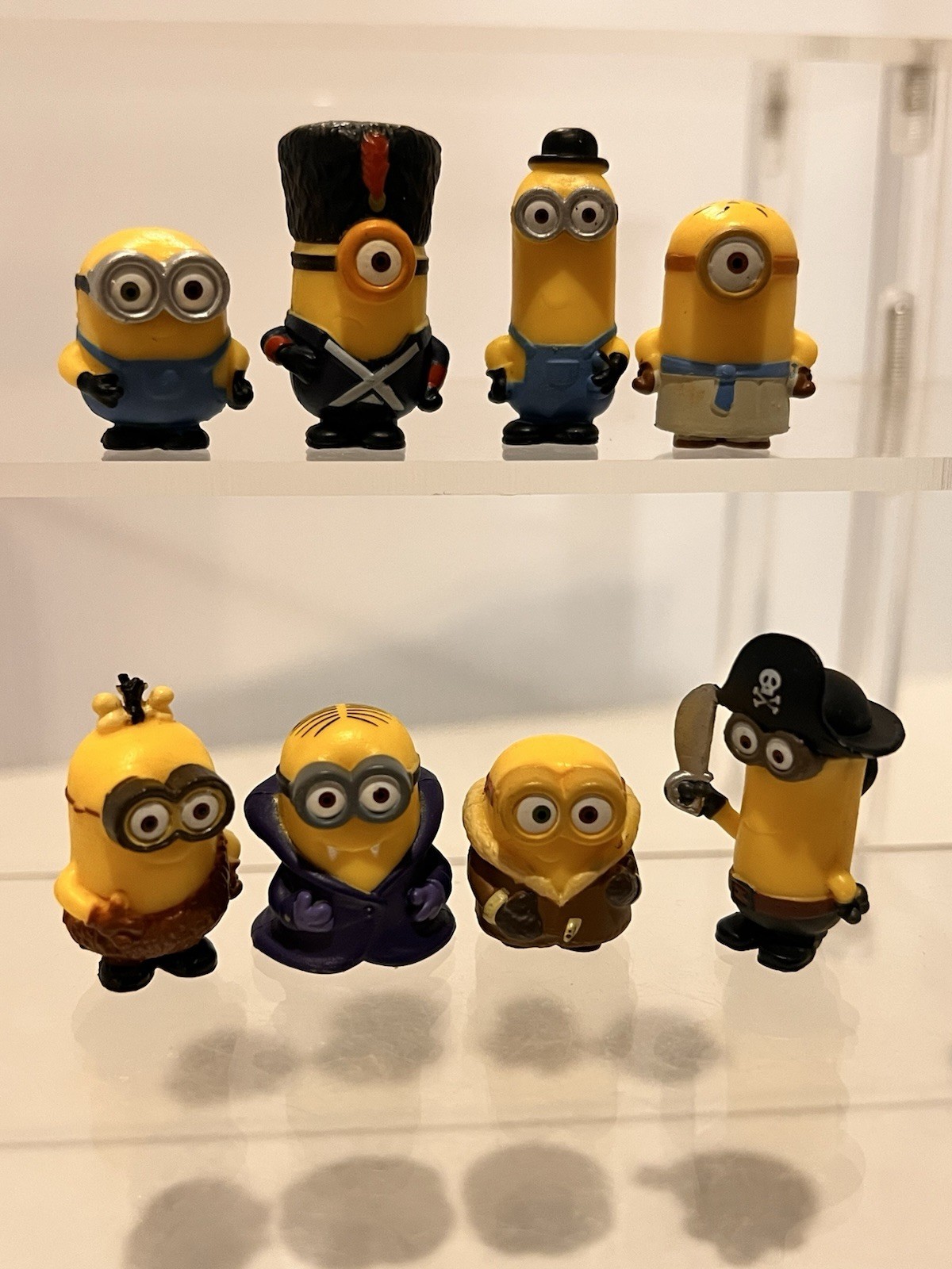 Despicable Me Minion Mini Tiny Figures Lot Of 8 Thinkway Toys 1” Vive Le Pirate