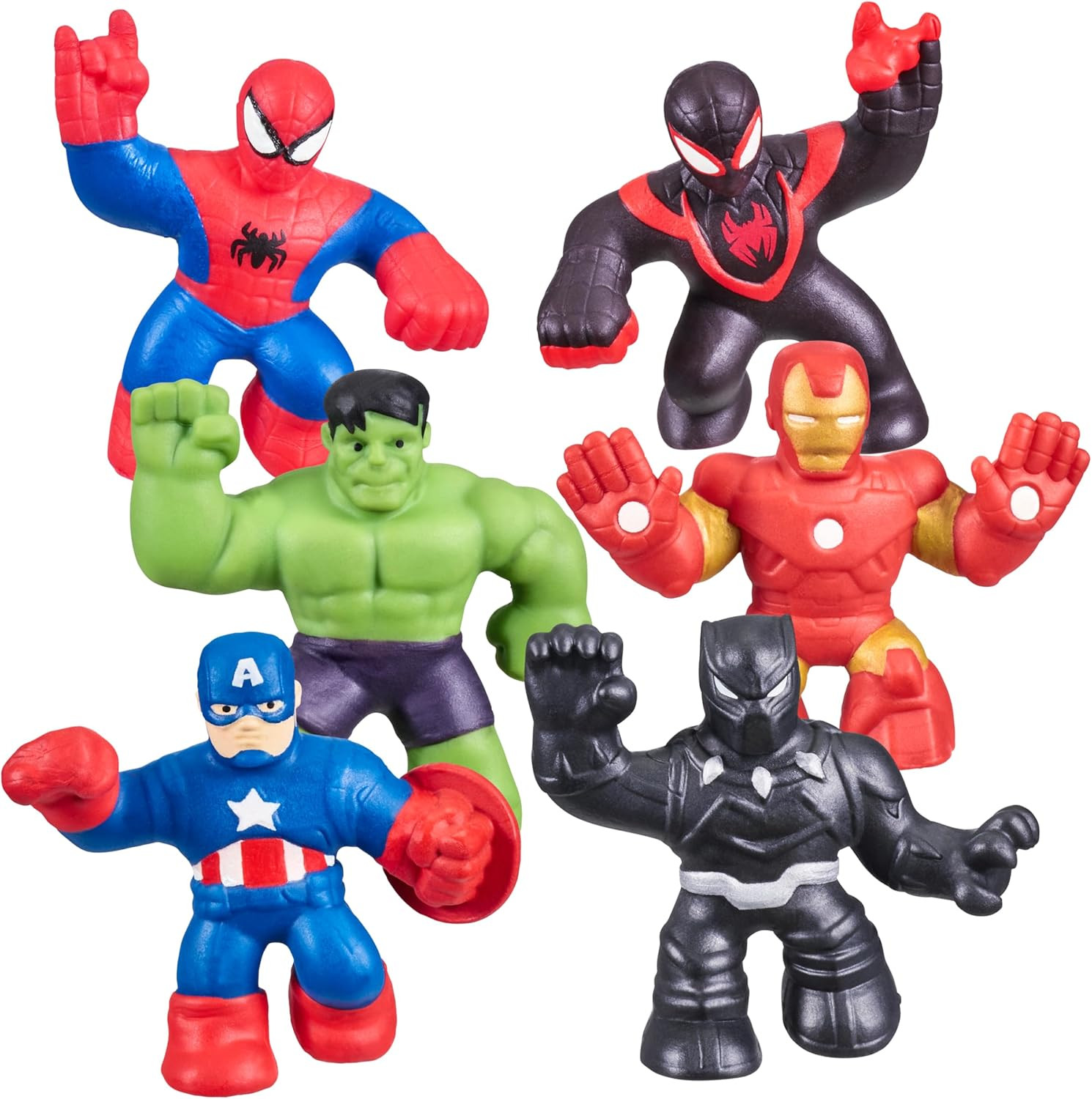 Marvel Mega Mini 6 Pack – Squishy Stretchy Gooey Mini Her