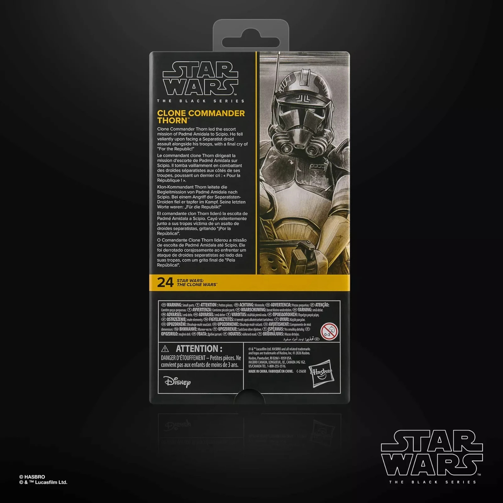 Star Wars Black Series 6&Prime; Clone Commander Thorn Clone Wars 260701