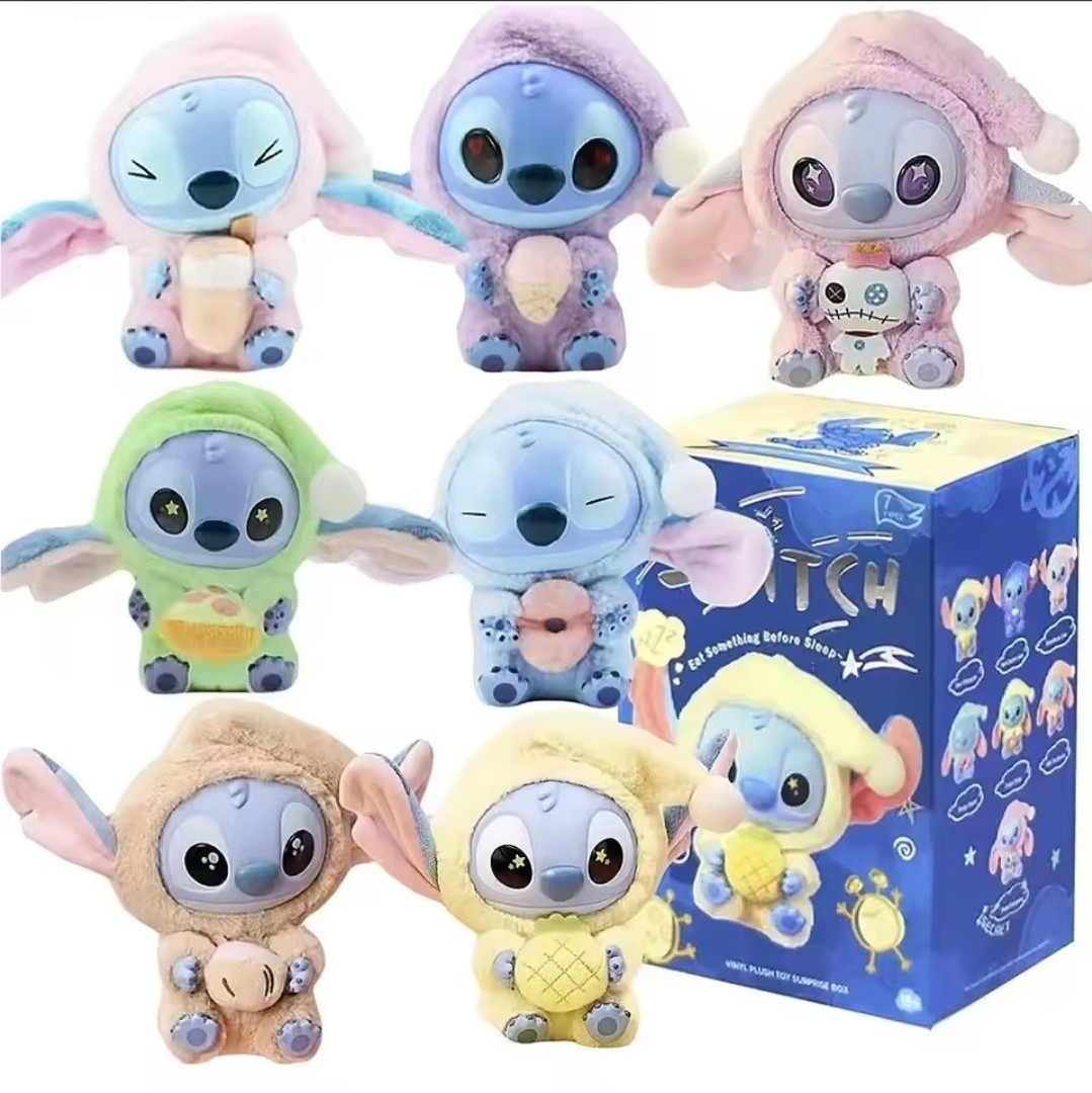 Stitch Eat Something Before Sleep Series Vinyl Figure Confirmed Blind Box