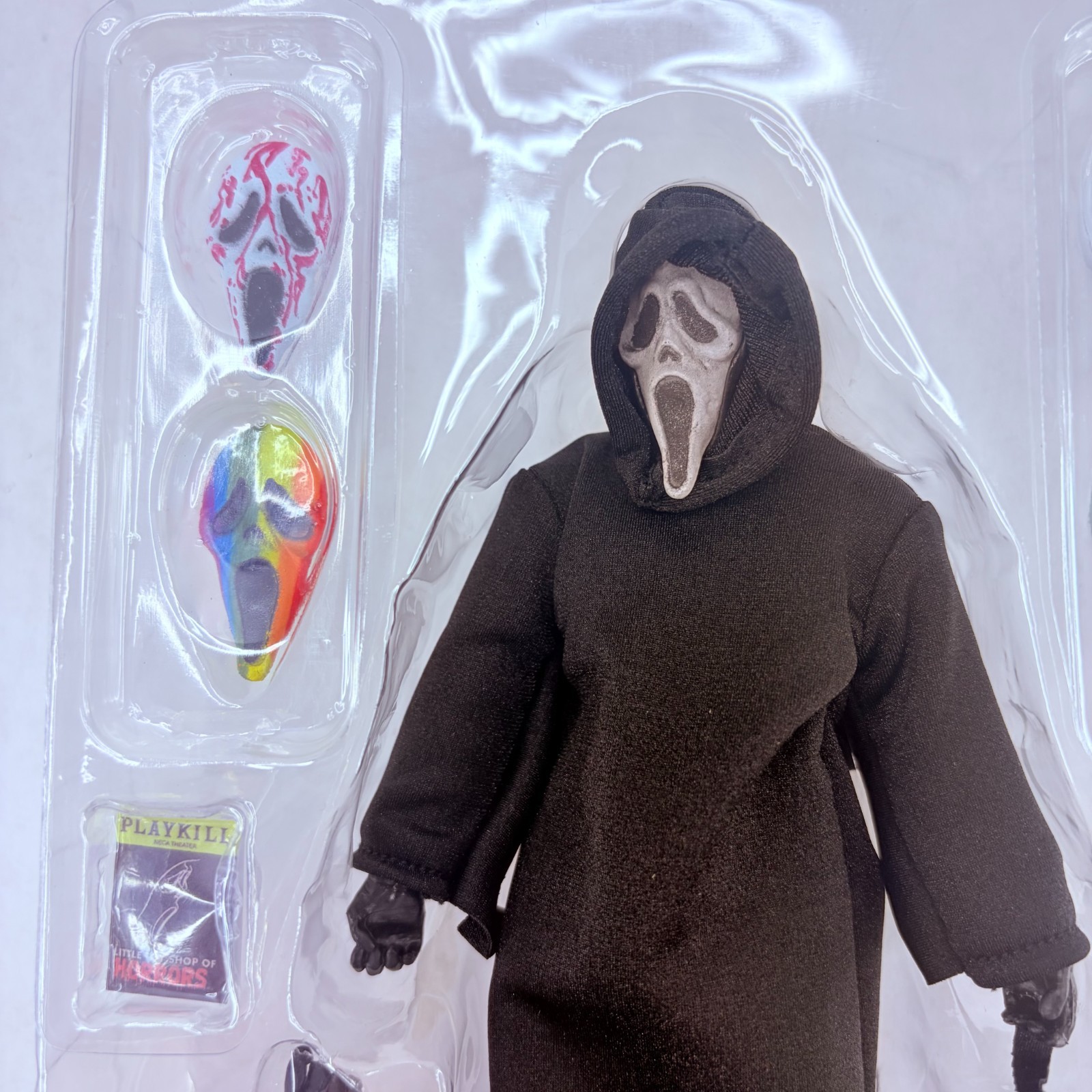 Ghost Face Takes Manhattan Scream w/Weapons 7&Prime; Horror Moive Action Figure Toys